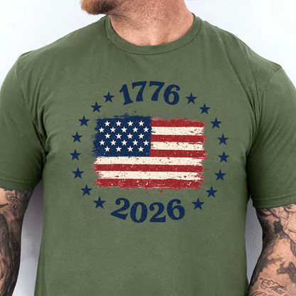 USA 250th Anniversary Bright Shirt, Patriotic 4th Of July T-Shirt, America Flag Tee 685209