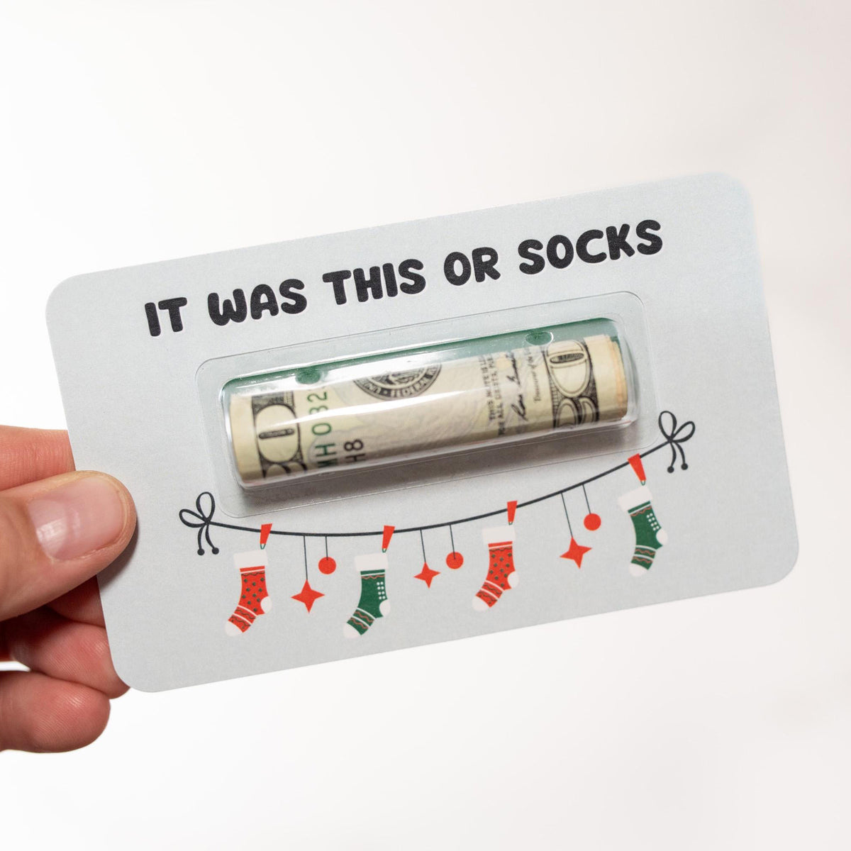Personalized Funny Christmas Money Holder, Cash Holder Holiday Gift For Family 686699 WFD