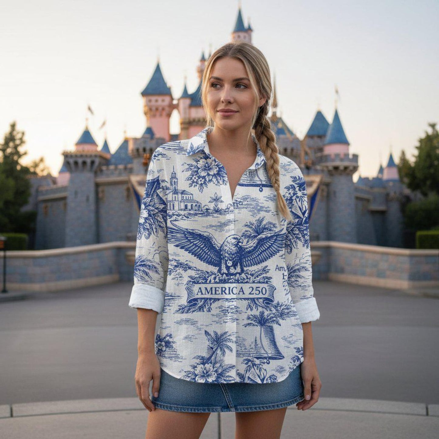 USA 250th Anniversary Blouse Shirt, Eagle And Liberty Bell Tee, Patriotic 4th Of July Shirt 685255