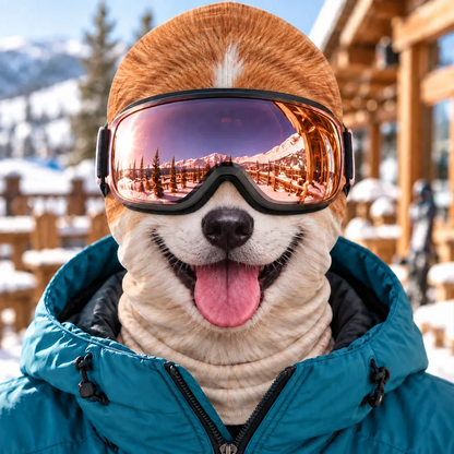 Personalized Funny Ski Paws Crew Balaclava Ski Mask, Gag Gift For Pet Lover 686586 WFD