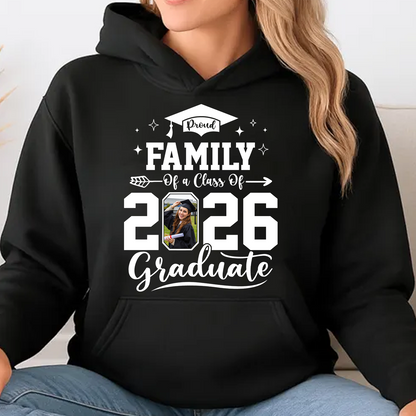 Proud Family Graduate Dark Shirt | Class Of 2026, Graduation 2026, Gift For Family 684554