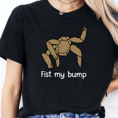 Fist My Bump Rocky Alien Dark Shirt, Funny Rocky Alien Friendship Tee, Project Hail Mary Inspired Shirt 685720
