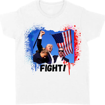 Trump Fight 2024 Shirt Pennsylvania Rally, Shirt Bright C1111 - GOP