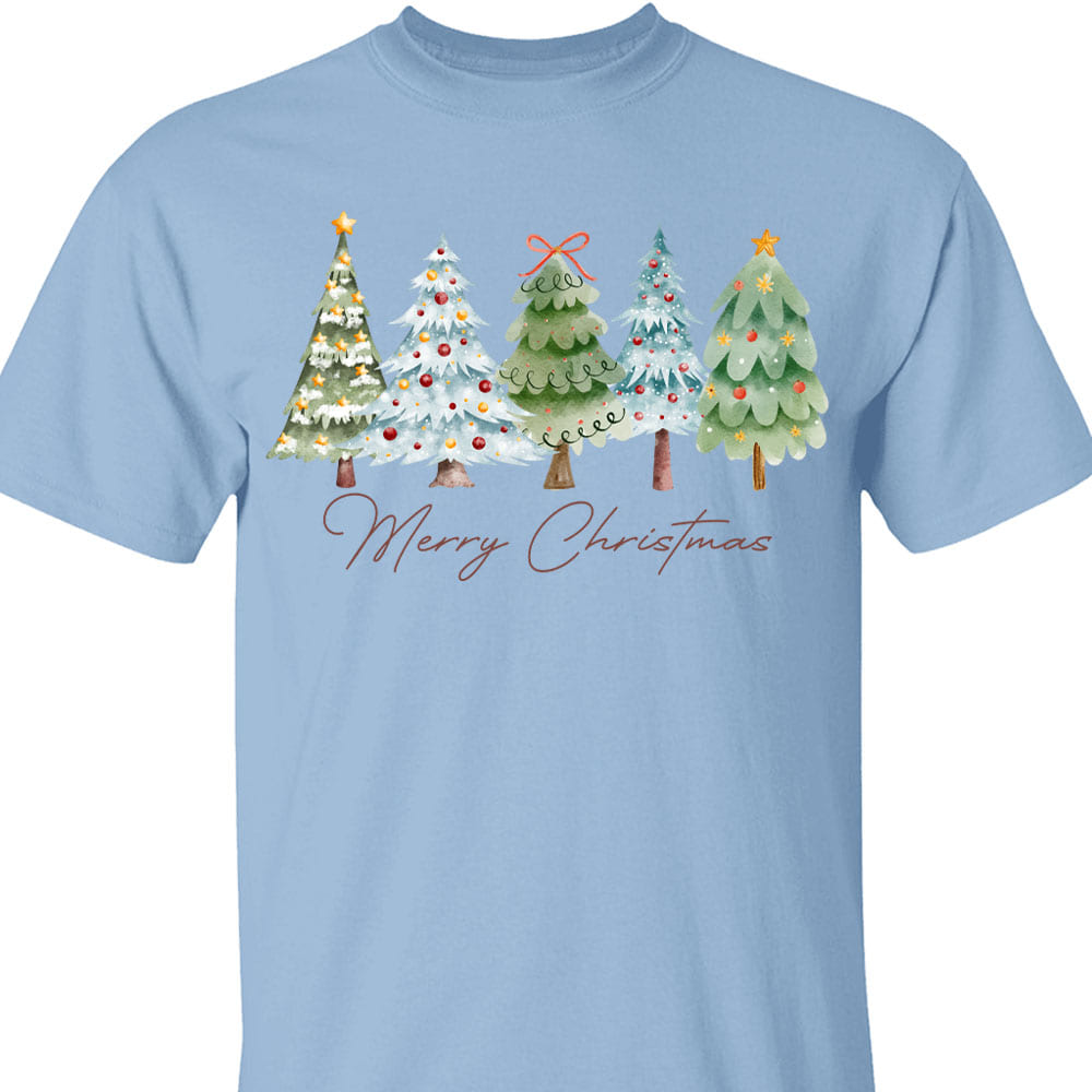Merry Christmas Shirt, Vintage Xmas Holiday Sweater, Christmas Tree Sweatshirt T1639