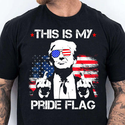 This Is My Pride Flag Trump Shirt | Happy 250th Birthday USA | Patriotic 4th Of July Tee | America 250th Anniversary | Independence Day Shirt 682574