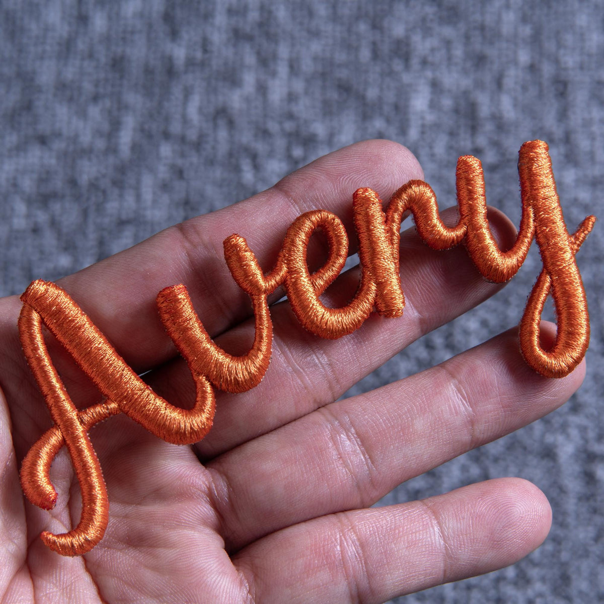 Custom Name Iron On Patch | Personalized Embroidered Name 3D Patches For Backpacks Hats Jackets 686233 WFD