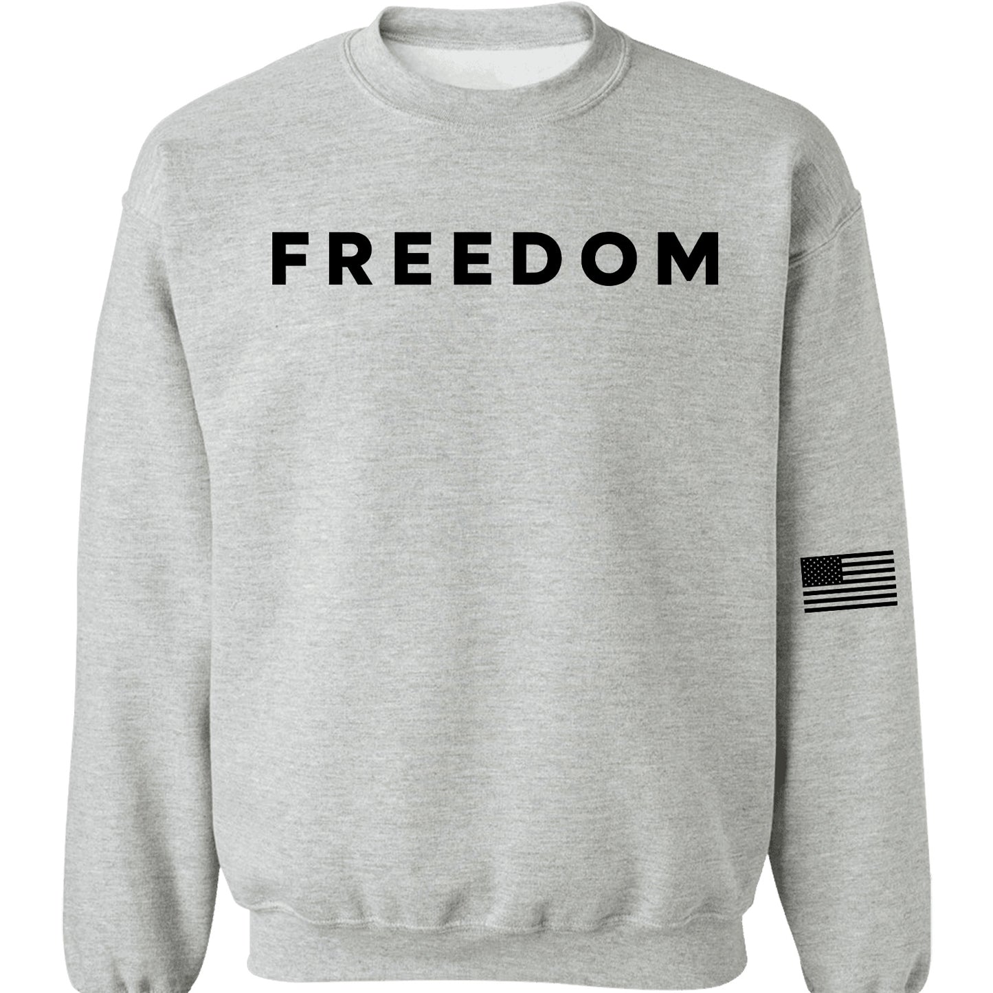 Freedom Charlie Kirk Memorial Sweatshirt | Charlie Kirk Sleeve Left Print Sweatshirt | Patriotic Tribute Sweater 683018