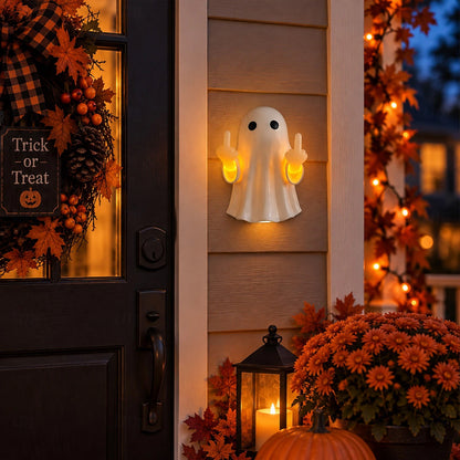 Funny Middle Finger Light Up Wall Lamp, Santa Reindeer Ghost LED Night Light, Christmas Halloween Decor 686662 WFD