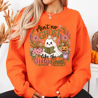 Ain’t No Ghost Like The Holy Ghost Bright Shirt, Cute Halloween Tee, Funny Gift For Halloween 686056