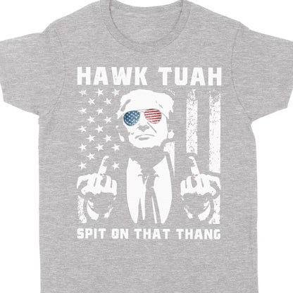 Hawk Tuah Spit On That Thang 2024 | Trump 2024 Shirt | Hawk Tuah Shirt | Trump Supporters Shirt Dark C1089 - GOP