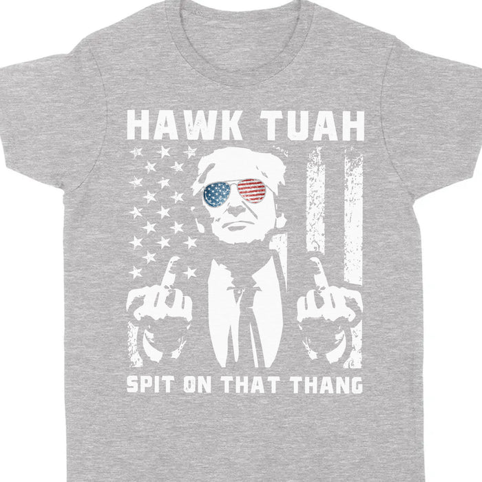 Hawk Tuah Spit On That Thang 2024 | Trump 2024 Shirt | Hawk Tuah Shirt | Trump Supporters Shirt Dark C1089 - GOP