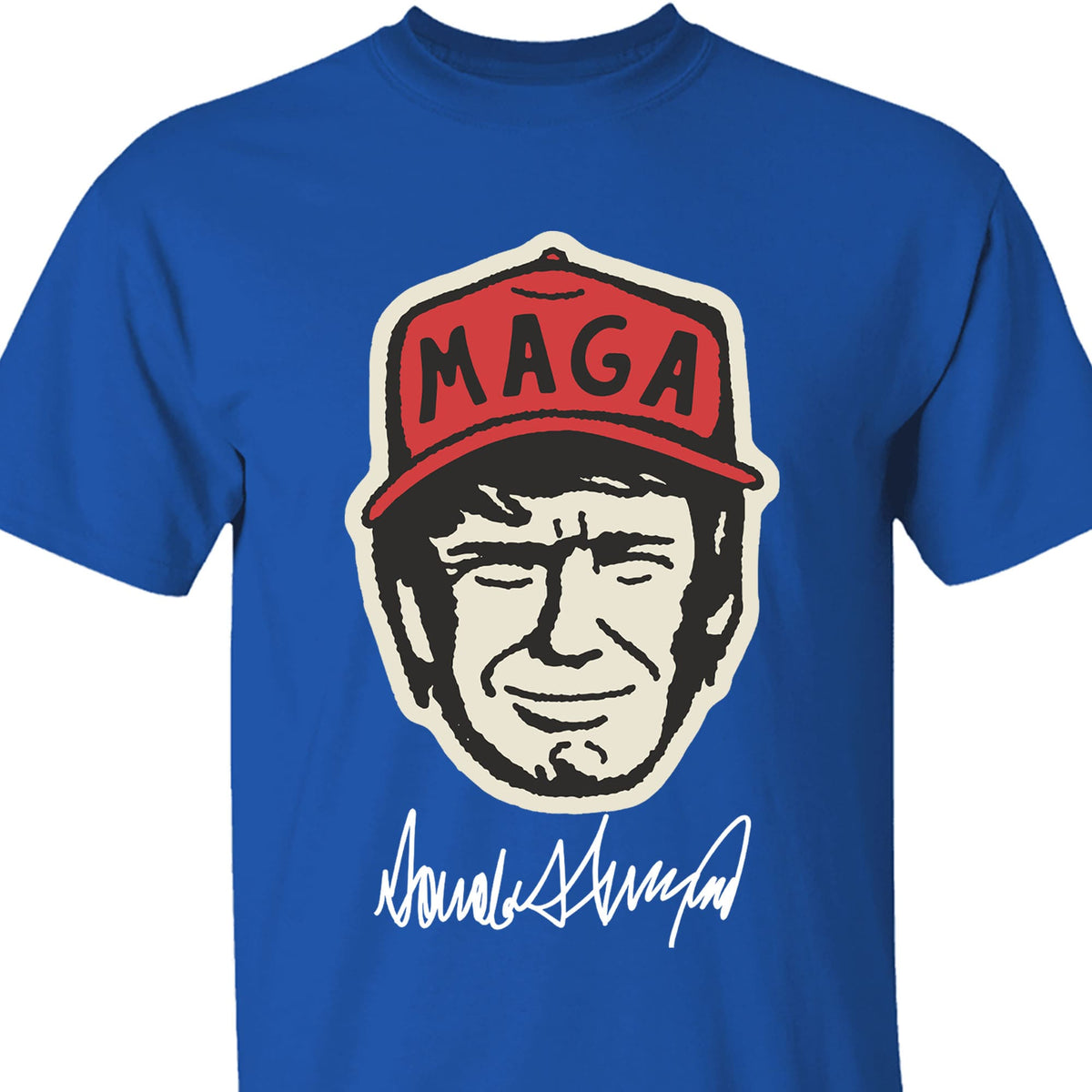Trump MAGA Hat Cartoon Shirt | Trump 2024 Shirt | Trump Supporter Shirt Dark T1588 - GOP