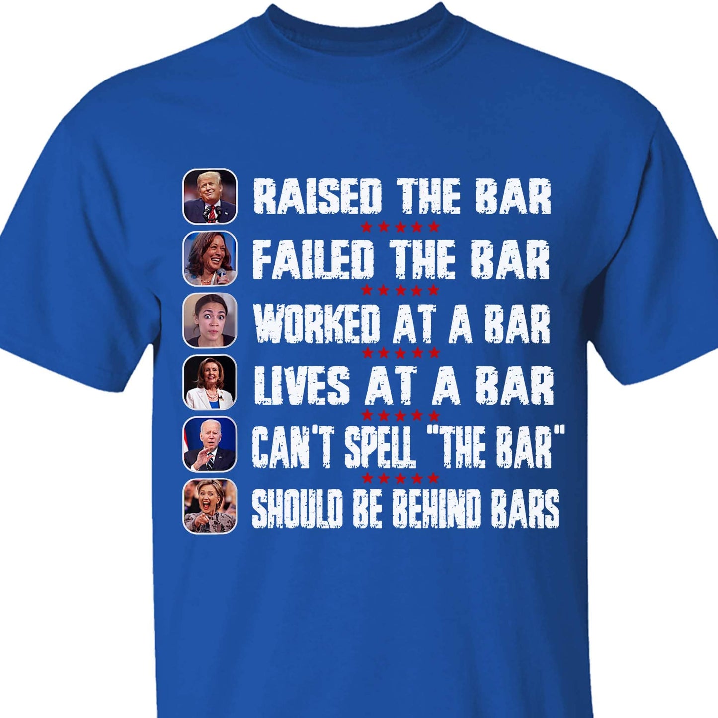 Trump Raised The Bar Harris Failed The Bar T-Shirt | Trump 2024 Shirt | Trump Supporters Shirt Dark T1213 - GOP