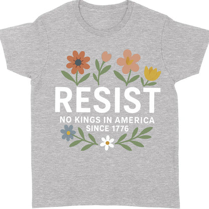 Resist No Kings In America Shirt | Since 1776 Shirt | Anti-Trump Shirt | Anti MAGA | Anti Authoritarian Tee 682462