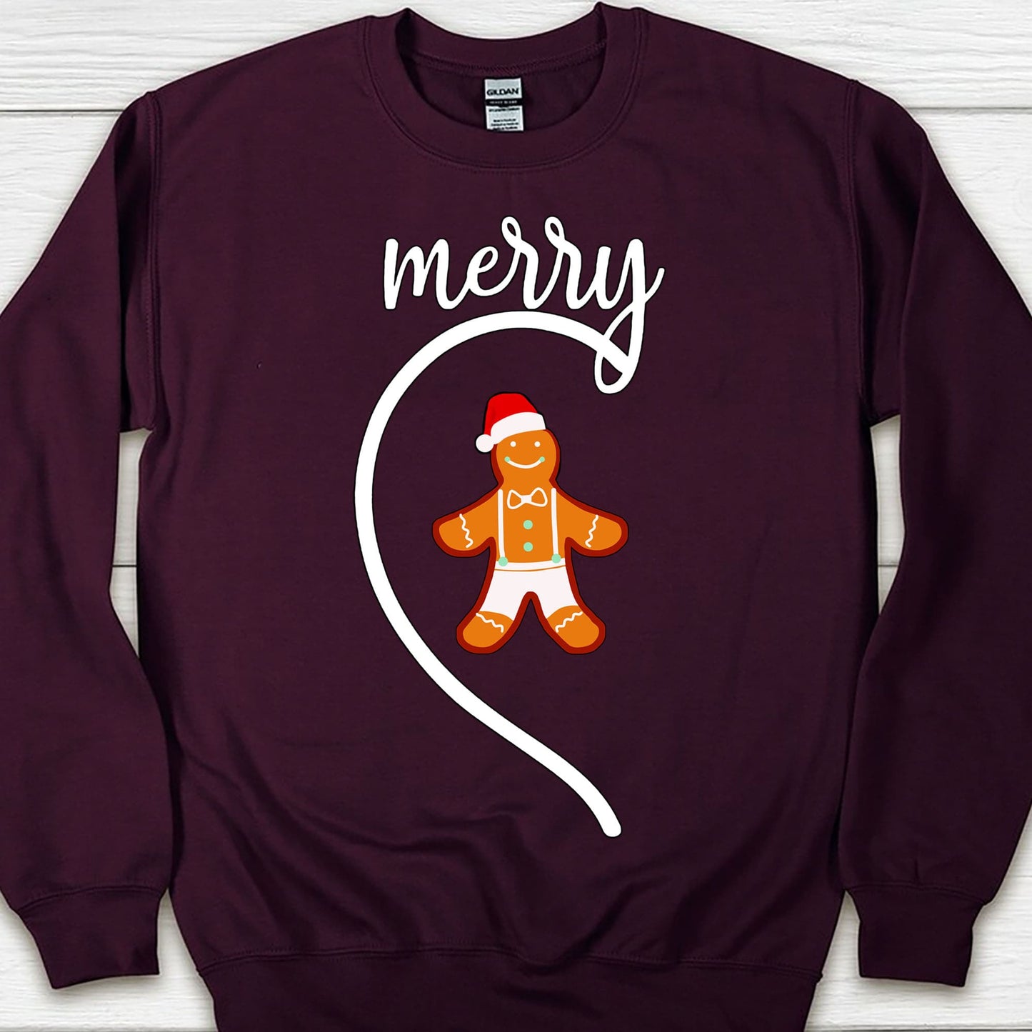 Merry Christmas Couple Matching Christmas Shirt, Personalized Custom Couple Sweatshirt T1583