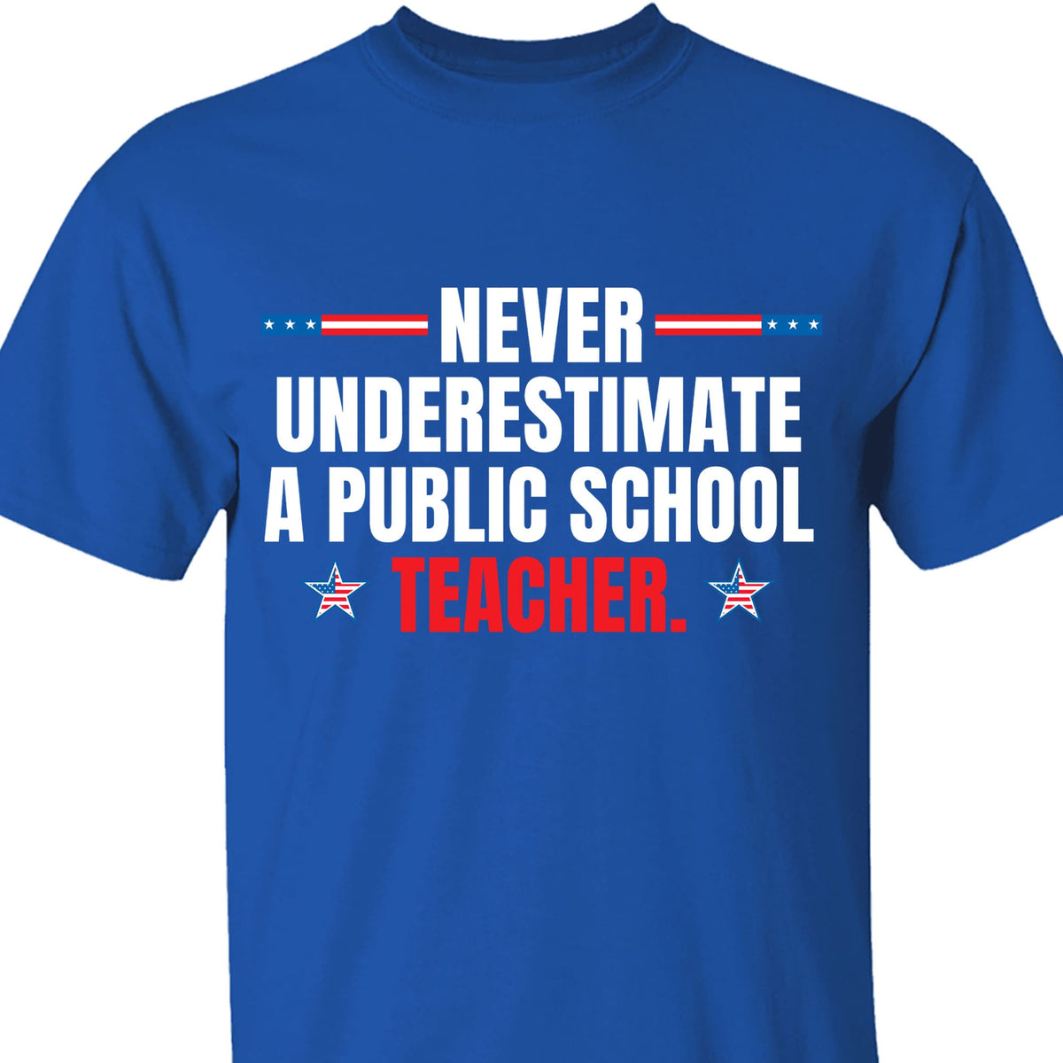 Never Underestimate A Public School Teacher Shirt | Kamala Harris 2024 Shirt | Democrat Shirt Dark T1550 - KH2