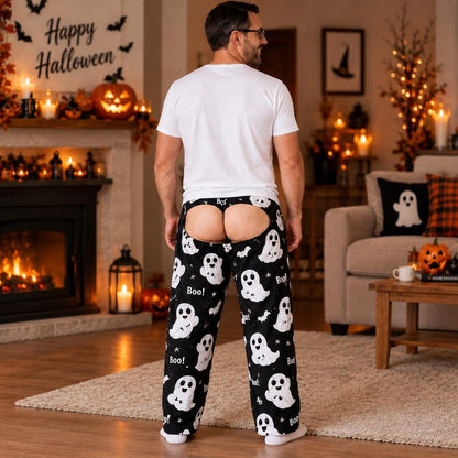 Funny Cheeky Christmas Pajamas Pants, Personalized Gift For Husband Dad Grandpa 686268 WFD