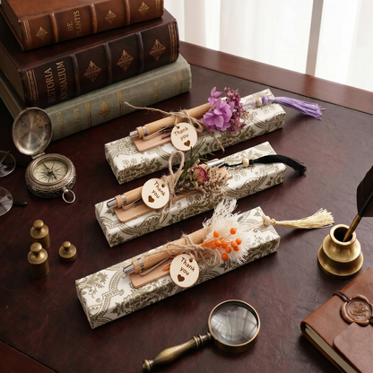 Personalized Wooden Pen And Bookmark Set, Custom Name Writing Set Gift For Teacher 684901