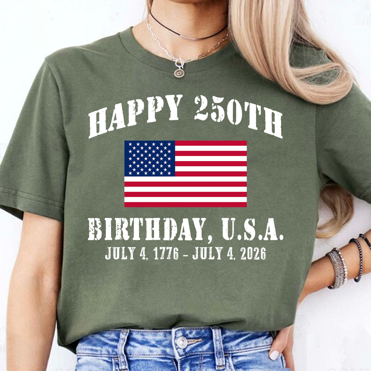 Happy 250 Years Birthday USA Shirt | Patriotic 4th of July 1776–2026 T-Shirt | America 250th Anniversary | Independence Day Shirt 682478