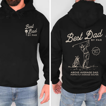 Best Dad By Par Pocket & Back Dark Shirt, Golf Dad Tee, Father’s Day Gift For Dad 685165