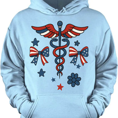 Nurse 4th Of July Shirt | American Nurse T-Shirt | Nurse Life Shirt | Independence Day Tee 682308