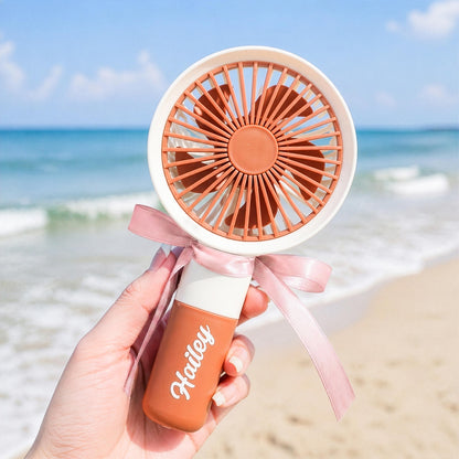 Custom Name Handheld Fan, Personalized Fan For Summer, Portable Cooling Gift 685507 WFD