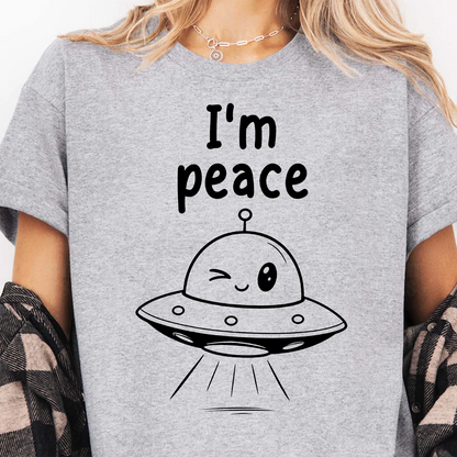 Personalized I Come In Peace Bright Shirt, Custom Couples Joke Tee, Marriage Humor Gift 685545