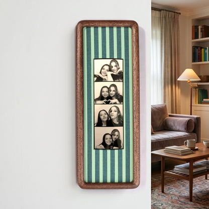 Custom Bestie Photo Fabric Mat Frame, Personalized Best Friend Photobooth Strip Frame, Anniversary Gift For Bestie 685600 WFD