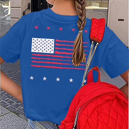 Personalized USA 250th Anniversary Kid Shirt, American Flag Tee, Patriotic 4th Of July Shirt 685232