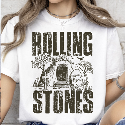 Rolling Stones Since AD 33 - He Is Risen Bright Shirt | Easter Day T-Shirt 684447