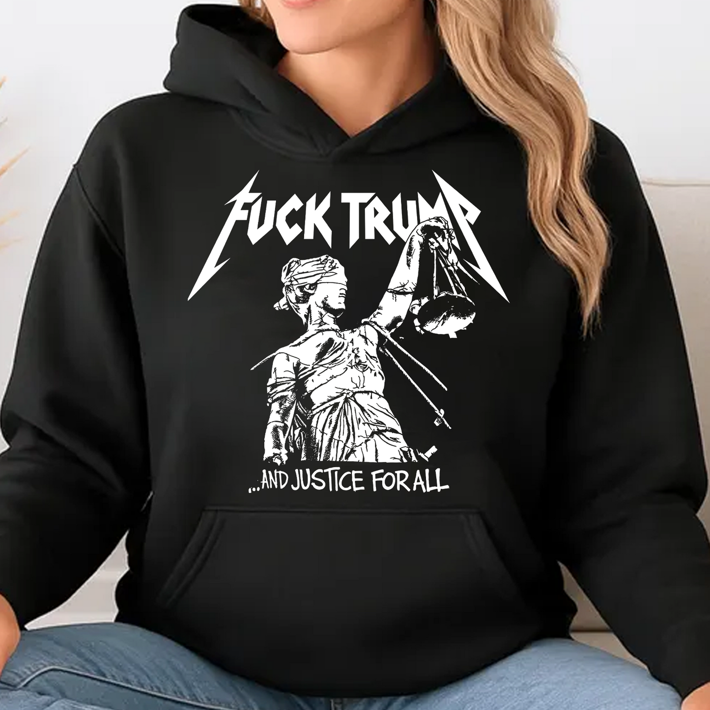 Justice For All Dark Shirt, Anti Trump Tee, Political Protest Hoodie, Activist Gift 685638
