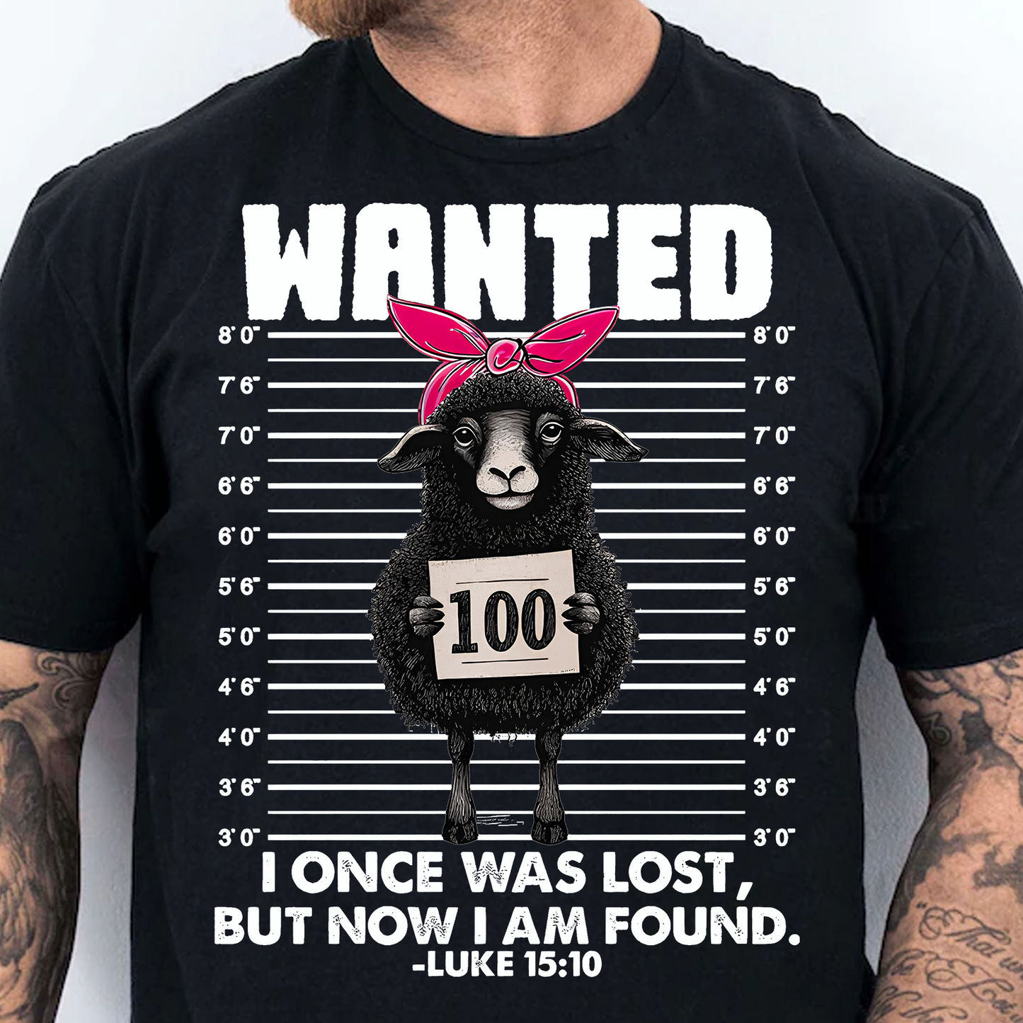 I Once Was Lost, But Now I Am Found Dark Shirt | Funny Christian Lost Sheep Gift For Easter T-Shirt 684403
