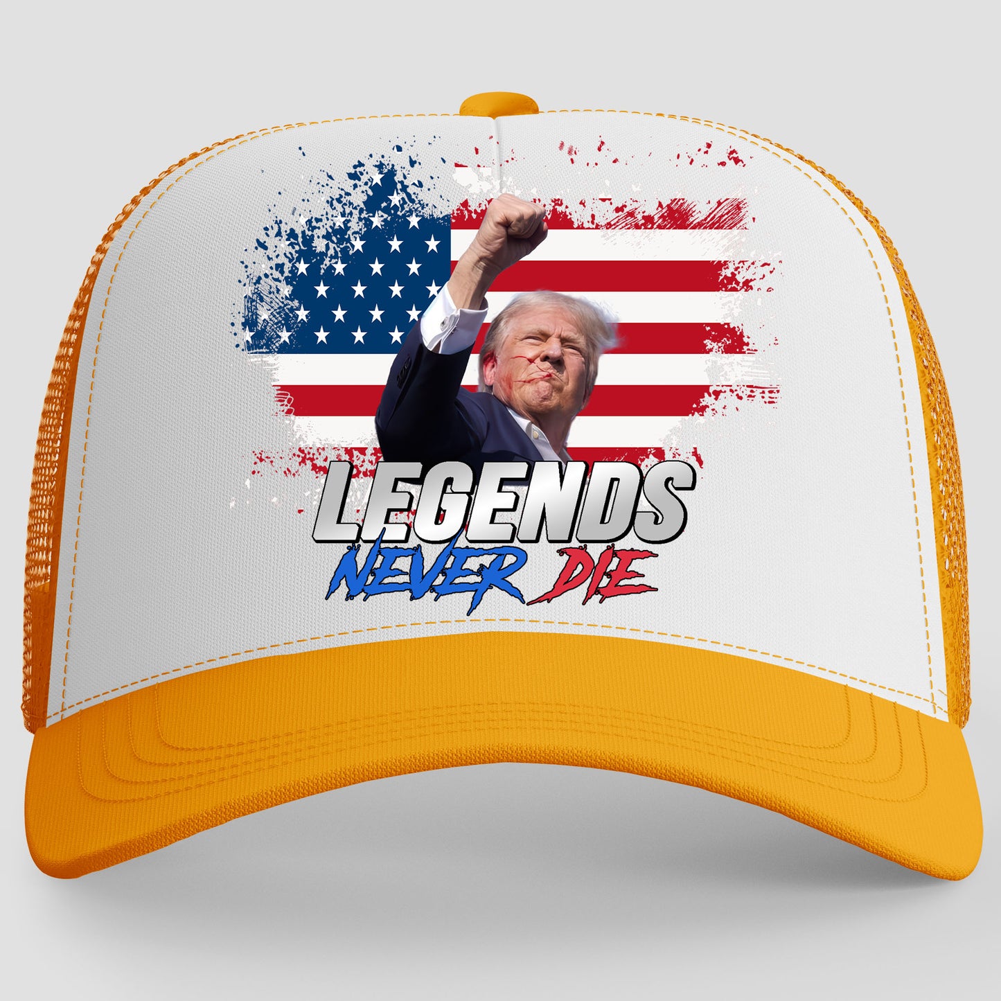 Legends Never Die | Trump Fight 2024 Cap | Trump Pennsylvania Rally | Trump Fight Trucker Cap Hat C1116 - GOP