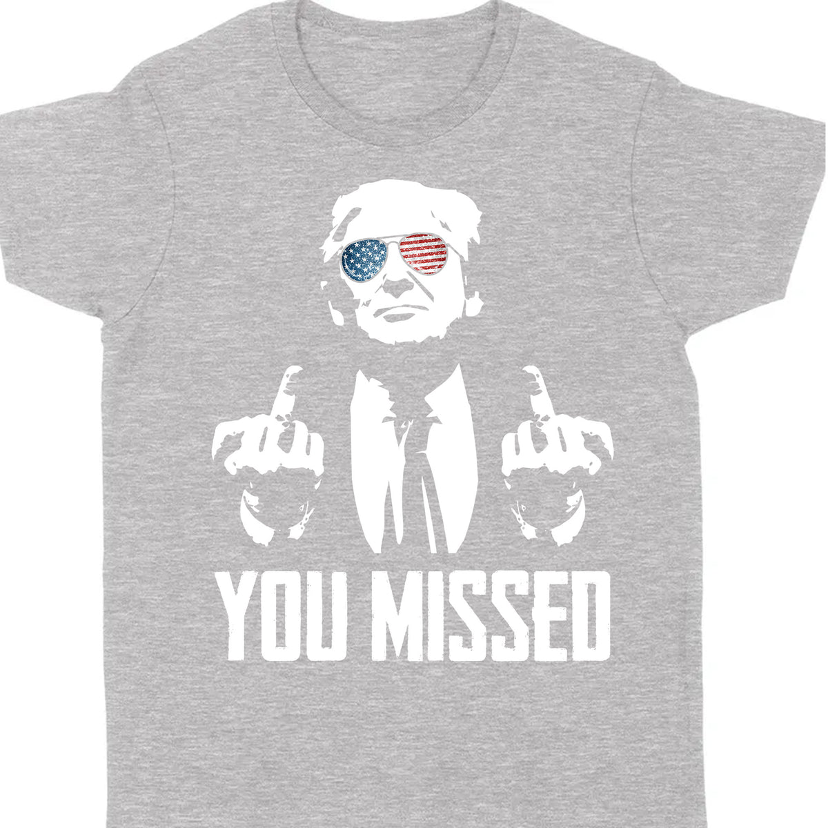 You Missed | Trump Fight 2024 Shirt Pennsylvania Rally | Shirt Dark C1115 - GOP