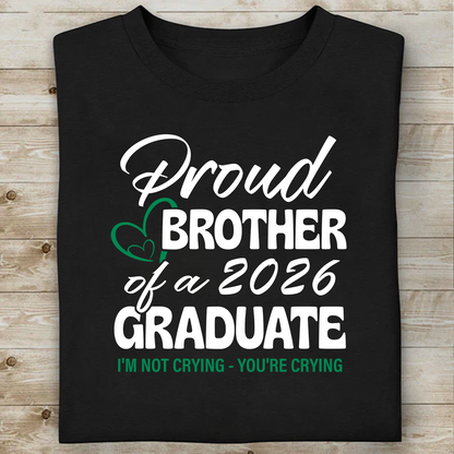 Proud Family Senior 2026 Personalized Custom Graduation Shirt T506V2