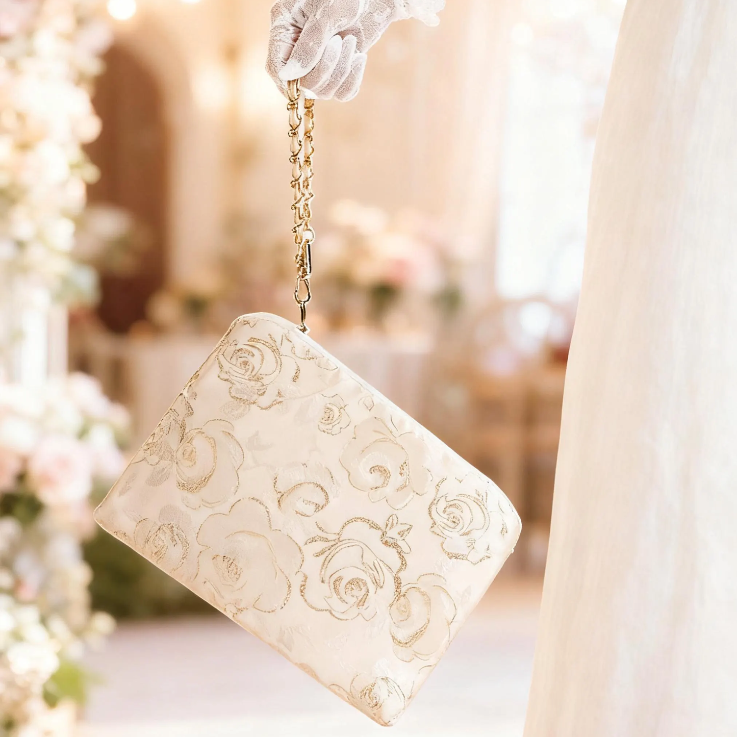 Custom Photo Wedding Clutch | Personalized Bridal Handbag | Handmade Memory Purse Gift For Mom 684683