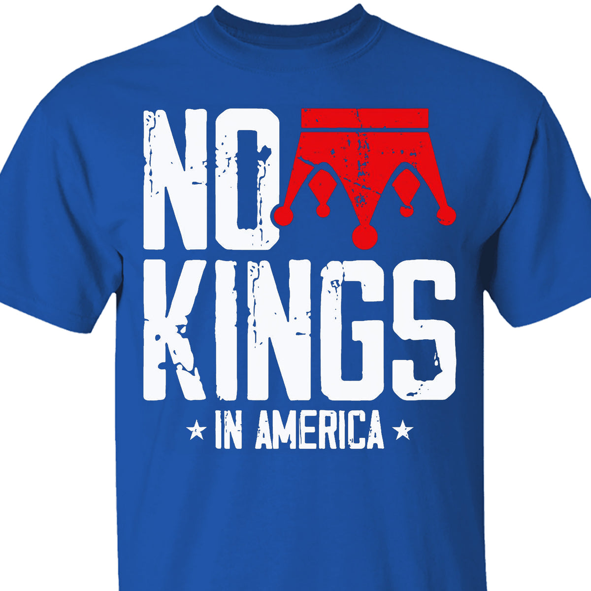 No King in America Shirt, Vintage Patriotic Tee, Anti Trump Anti MAGA Dark Shirt 682474