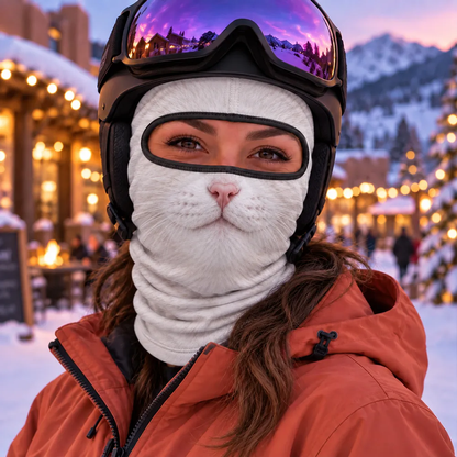 Personalized Funny Ski Paws Crew Balaclava Ski Mask, Gag Gift For Pet Lover 686586 WFD