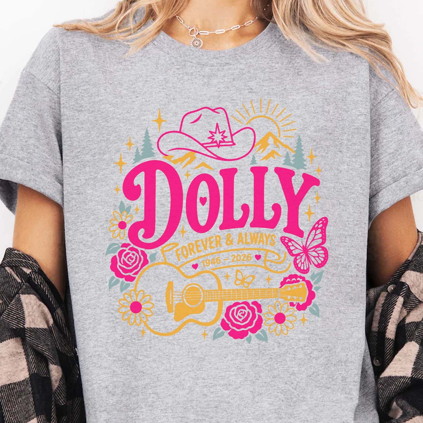 Dolly Parton Forever & Always Memorial Shirt, Vintage Country Music Tribute Tee 686073