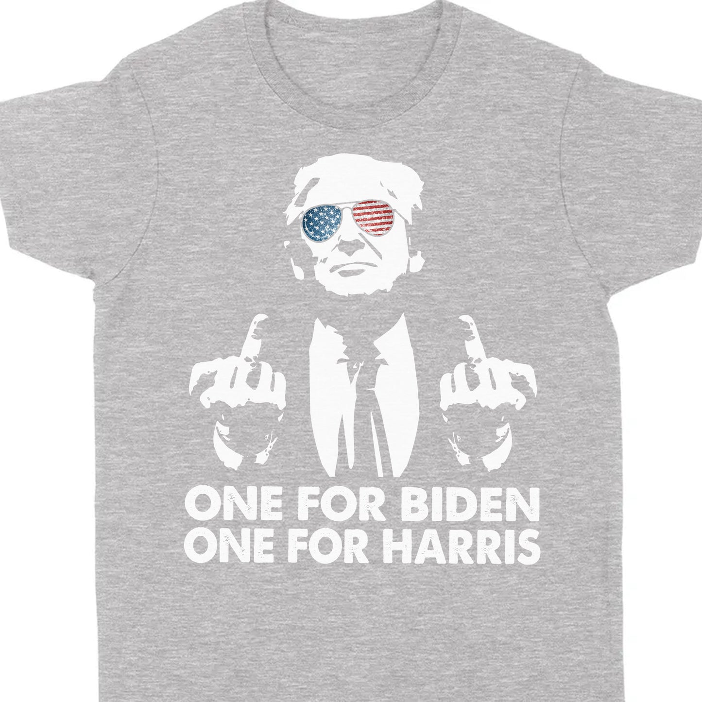 One for Biden One for Harris | Anti Biden Shirt | Republican Shirt | Trump Supporters Shirt Dark C820 - GOP