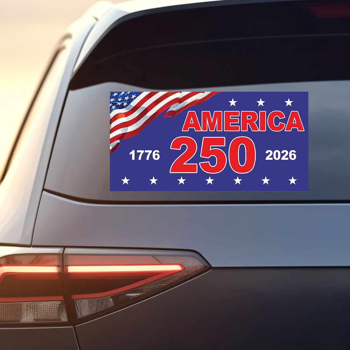 America 250 Years Decal | Happy 250th Birthday USA Car Decal | America 250th Anniversary Decal 682594