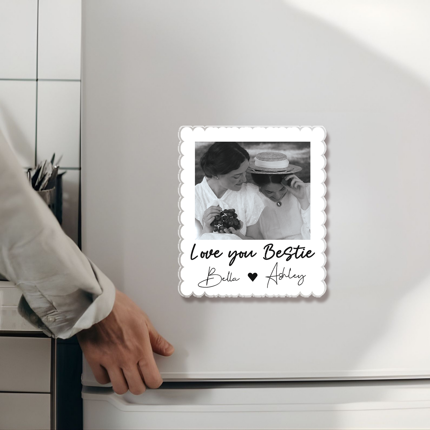 Custom Bestie Photo Strip Fridge Magnet | Bestie Birthday Gift, Friendship Gift, BFF Gift, Bridesmaid Gift 685837