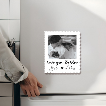 Custom Bestie Photo Strip Fridge Magnet | Bestie Birthday Gift, Friendship Gift, BFF Gift, Bridesmaid Gift 685837