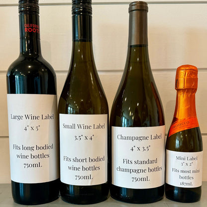 Anti Trump Custom Wine Label: Funny Political Gift For Democrats & Liberals, Subtle FDT Champagne Bottle Sticker, Anti MAGA