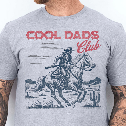 Cool Dads Club Bright Shirt | Personalized Cowboy T-Shirt | Funny Father's Day Gift For Dad And Grandpa 684874