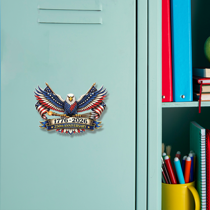 America 250 Years Anniversary Fridge Magnet | Patriotic 1776–2026 Semiquincentennial Eagle Decor 684629