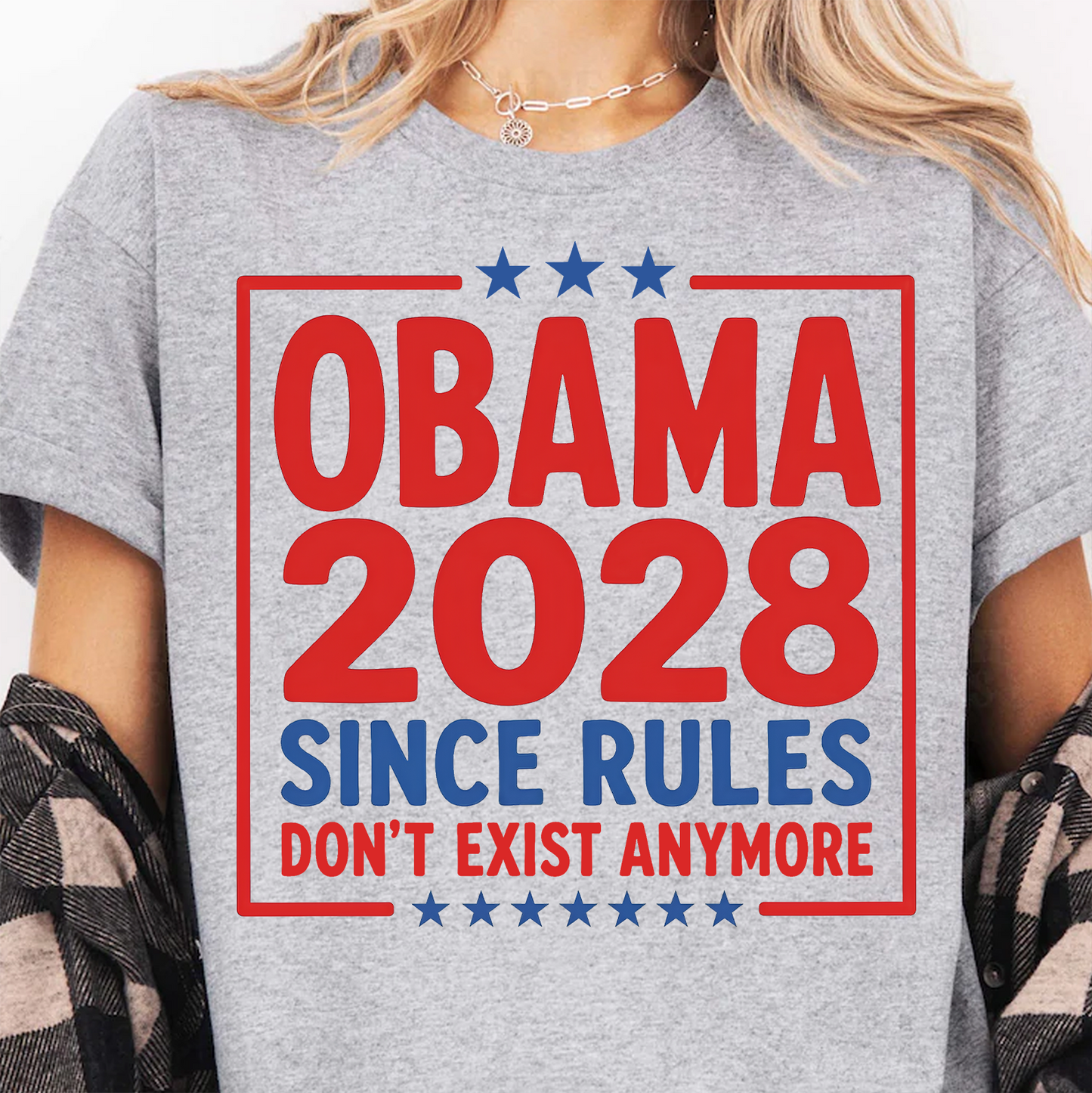 Obama 2028 Retro Election Bright Shirt, Funny Political Tee, Parody Anti Trump Shirt 686022