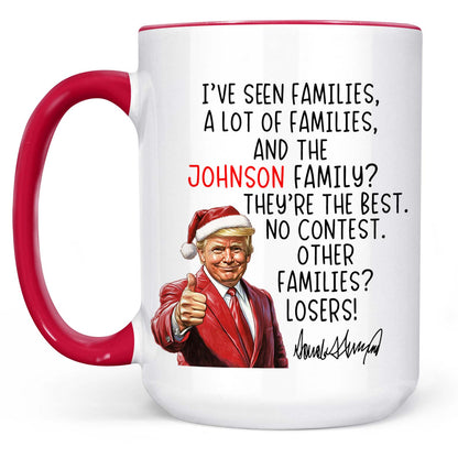 Personalized Family Name Donald Trump Mug | Funny Trump Coffee Mug | White Mug Accent Mug 683758 – GOP