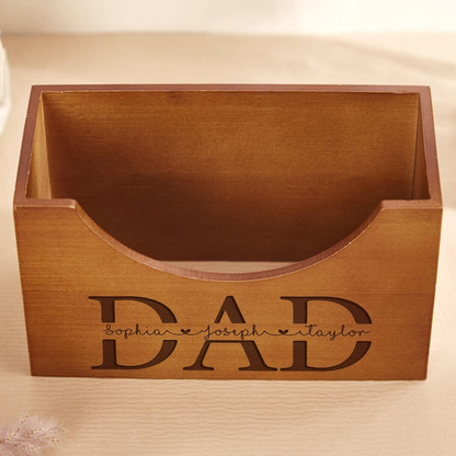 Custom Name Hat Holder, Personalized Father's Day Gift, Unique Gift For Dad 685109