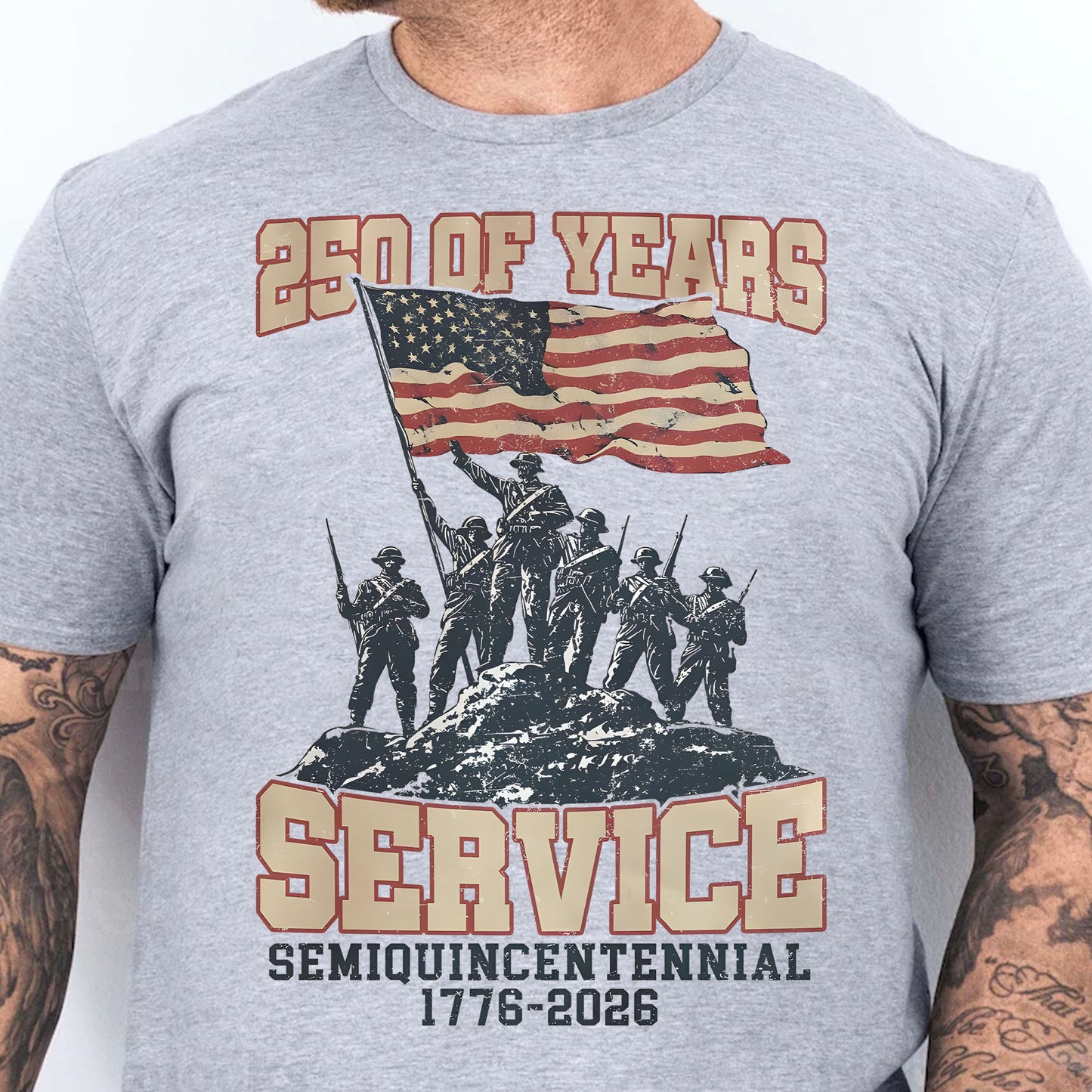 250 Years Of Service Shirt | Happy 250th Birthday USA Shirt | America 250th Anniversary Tee | Independence Day T-Shirt 682562